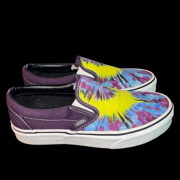 Vans Shoes - Vans Off the Wall Tie Dye Unisex Men's Sz 4 Women's Sz 5.5 Slip on Skate Shoes